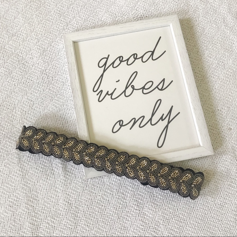 Beaded Stretchy Belt